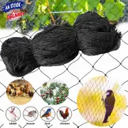 Bird Netting Net Anti Pest Commercial Fruit Trees Plant 5X30m Mesh Black OZ