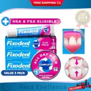 Fixodent Complete Original Denture Adhesive Cream, 2.4 oz, 3 Pack