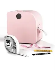 Phomemo P12 Wireless Label Printer Pink Color Bluetooth