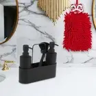 Kitchen Soap Dispenser Multifunctional Brush Sponge Scrub Holder for Hotel