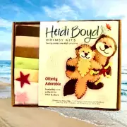Needle Craft Kit Heidi Boyd Whimsy Sea Otter Pup Softie Stitch OTTERLY ADORABLE