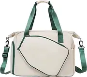 Pickle Ball Sling Bag - Durable Sling Bag with Bottle Pocket | Pickle Ball | with Bottle Pocket Shoe Compartment Waterproof Handle Pouch for Racket Workout Travel Gym Family Court Tennis