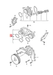NEW AUDI Q7 4MB 4MG COOLANT REGULATOR 059121111CS ORIGINAL