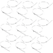 Homoyoyo 100pcs Outdoor Ties for Chain Link Fence and Garden Enclosures Easy to Use for Securing Chicken Wire Lattice Screens and Privacy Fences