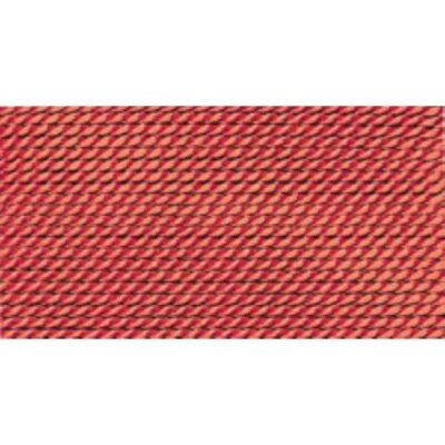 Griffin Natural Silk Thread for stringing Pearls and Beads Size #8 Coral