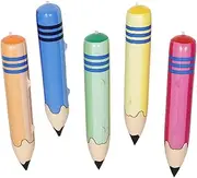 Jumbo Inflatable Pencils 5 Pack Large Pencil Toys Crayon Balloons for Oversized Pencil Props Classroom School Decor