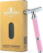 Women Pink Safety Razor Ladies Safety Razor Pure Girl Women Razors Reusable Classic Design Ladies Shaver Vintage Barber London