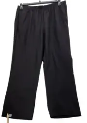 Alfred Dunner Size 18W Proportioned Medium Pull On Pants Black P148