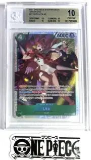 BGS 10 One Piece ST16-001 SR Uta - English - Green Uta - Graded - TCG