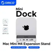 ORICO MiniDock Storage Expansion Dock for Mac Mini M4&M4 Pro Stand USB3.2