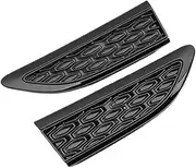 1 Pair Compatible for Discovery Sport L550 2015 2016 2017 2018 2019 Car Front Side Fender Grille Vent Duct Louver Gossy Decorative Black
