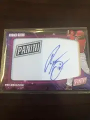 2019 Panini Fathers Day Patch Auto #RQ Roman Quinn RC