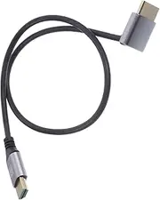 jojofuny 0.5m High-Speed Video Cable Angled Connector for Computers Tvs Flexible Design for Tight Spaces No Drivers Needed Data Transfer