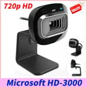 Microsoft Web Camera HD-3000 720p HD USB LifeCam True Skype Mic Video Chat CMOS