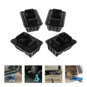 4 Pcs Jack Rubber Pad Round Outrigger Car Floor Adjust Lift Heel Pads