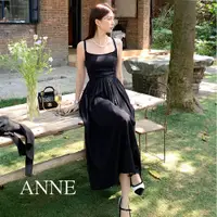 在飛比找蝦皮商城優惠-ANNE｜法式細肩帶連身裙【AD102176】細肩帶洋裝 細