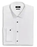 Boss Jasper Pique Slim Fit Tuxedo Shirt