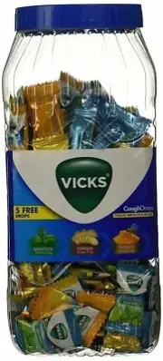 Vicks Cough Relief Drops 2g each 4 Flavors 125 Pcs without Jar + F/S