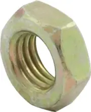 Allstar Jam Nut 3/8-24 in Left Hand Thread Steel Zinc Oxide Set of 10 18255-10