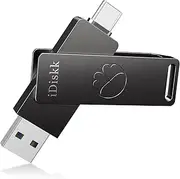 [iDiskk] 1TB iPhone 15 Super Fast Solid State Flash Drive Photo Stick for iPhone 15 Plus/15 Pro/15 Pro Max,USB C iPad, MacBook,Laptops,Android Phones and Windows Computer, Up to 1000MB/S