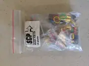 RCA Compression Connectors with Color Coded Rings, Pack of 10