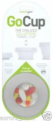 Go Cup Small ? Clear - The Civilized Collapsing Travel Cup Collapsible WA51239