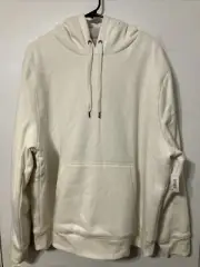 Men’s amazon essentials Hoodie with Sherpa Lining, Size XL, Ivory