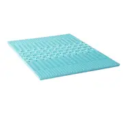 Memory Foam Support Bedding Cool Gel Mattress Topper - Queen