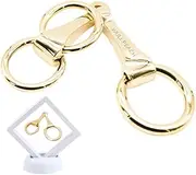[WULI PEACH] Women's Elegant Large Small Scarf Buckle Ring Ladies Scarves Scarf Rings and Slides