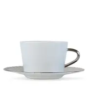 Bernardaud Twist Platinum Tea Cup - Exclusive