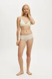 [Body] Body - Sporty Mesh Cheeky Boyleg Brief - Lemon icing/ballard blue S LEMON ICING/BALLARD BLUE