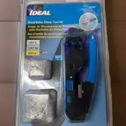 Ideal 33-396 Data/Voice Crimp Tool Kit Cat 3/5e/6 + 10ea RJ11, RJ45 jacks {50}