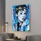 Pop Art Audrey Hepburn Canvas Unframed Print Art