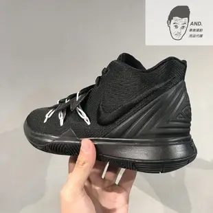 【AND.】NIKE KYRIE 5 GS 武士黑 黑白紅 籃球鞋 運動鞋 大童 女款 AQ2456-016