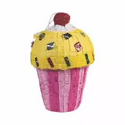 Birthday Celebration Cupcake Pinata, Party Decor, 1 Piece