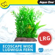 Aqua One Ecoscape Large Wide Ludwigia Brevipes/Java Fern Green (28263)