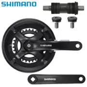 Shimano FC-TY501-2 MTB Bike 2x6/7/8 Speed Crankset Chainring Square Taper 46-30T