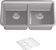 KOHLER K-8206-CM4 Cairn Sink, 33" Neoroc Composite Undermount