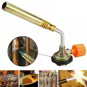 Butane Gas BBQ Tool Blow Torch Adapter Flamethrower Burner Welding Camping Kit L