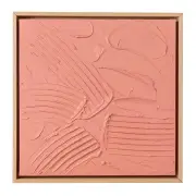 Candy Pink Mini Hand Painted Canvas