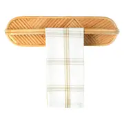 Maine & Crawford 60cm Kylo Rattan Towel Rail Bath Rack Storage Holder Natural