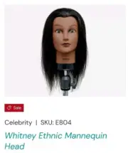 Manikin Head, Celebrity E804-Whitney