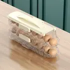 Removable Safe Saves Space Refrigerator Stackable Drawer Easy To Clean