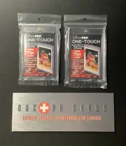 Ultra-Pro One-Touch Magnetic 75pt ~ Two(2) Pack Bundle [For Thicker Cards]