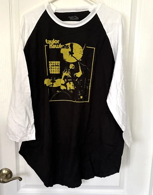 Taylor Hawkins 2022 XXL Raglan Sleeve LA London tshirt 2XL NEW foo fighters