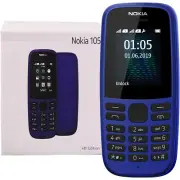 BNIB Nokia 105 (2019) Dual SIM 4MB ROM + 4MB RAM Blue Factory Unlocked 2G OEM