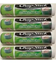 CHAPSTICK MINT MOCHA Flavor Lip Balm New Sealed Lot Of 4 Free Shipping