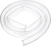 sourcing map PVC Tubing, 27mm ID x 33mm OD - 6 Feet Long Clear Vinyl Water Pipe, Lightweight Plastic Flexible Water Pipe for Aquaponics, Air Hose, Irrigation