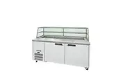 Williams Jade Sandwich - Two Door White Colorbond Prep Counter Refrigerator With Blown Air Well - Salad Bar Fridges (HJ2SCBA-WR) - HJ2SCBA-WR