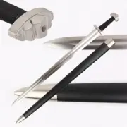 Medieval Broadsword Nordic Viking Broad Carolingian Sword Battle Ready Combat